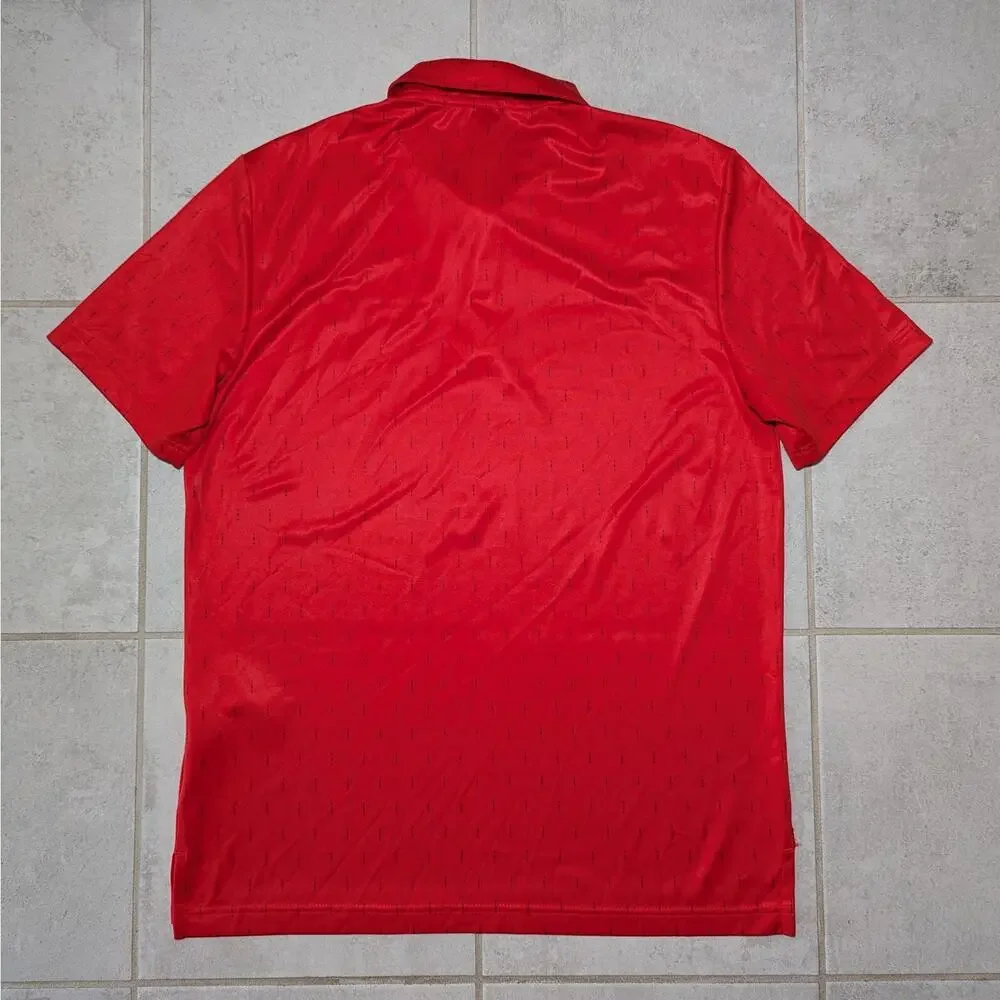 Adidas Men's Medium USA Olympic Golf UPF 50 Ultimate 365 Polo Shirt Red